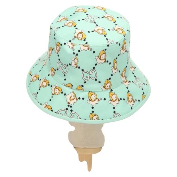 GUCCI Cap Canvas M Light Green - Picture 4 of 15